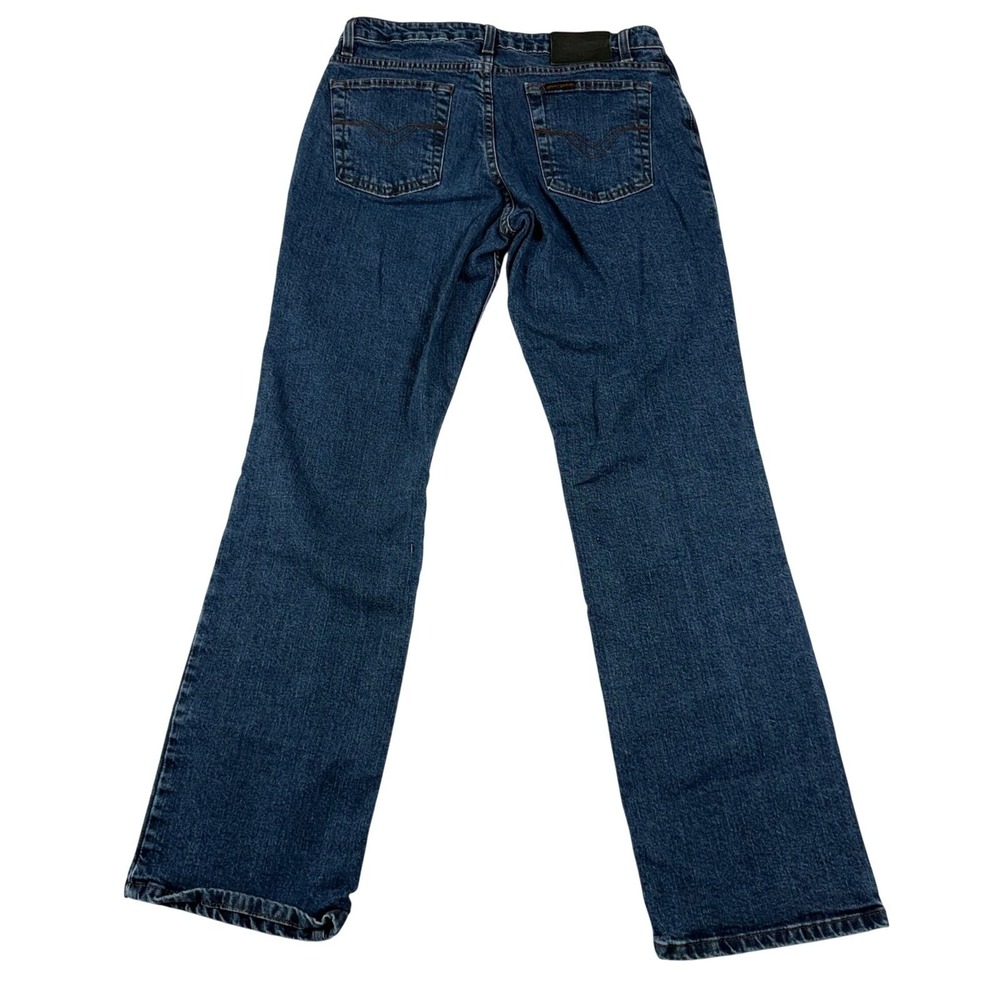 Harley-Davidson Womens Bootcut Jeans Biker Core Medium Wash Blue Denim Size 10